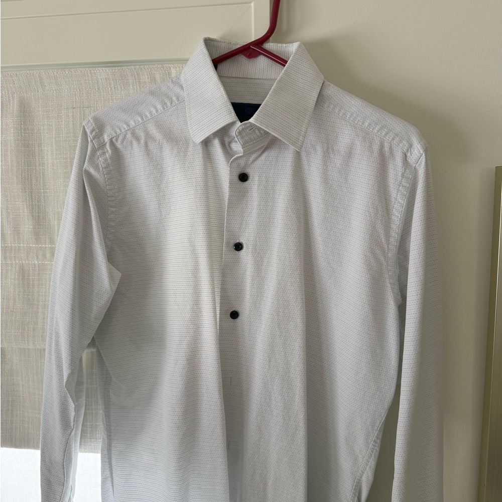 David Donahue White Dress Shirt